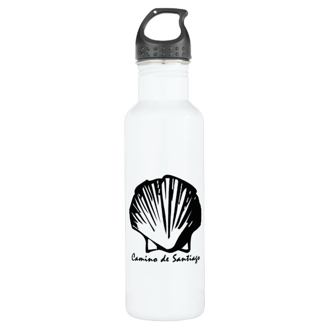 Camino de Santiago, Pilgrim's Edelstahlflasche (Vorderseite)