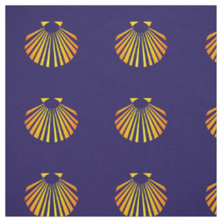 Camino de santiago scallop Muschel Stoff