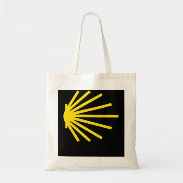 Camino de Santiago Scallop Muschel Trail Symbol PO Tragetasche (Vorne)