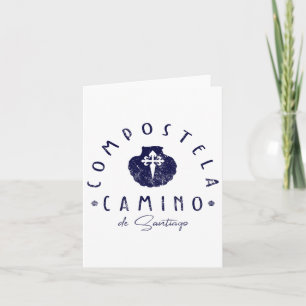 Camino De Santiago Spain Scallop Muschel St James  Karte