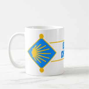 Camino de Santiago T - Shirt Kaffeemaschine Tasse