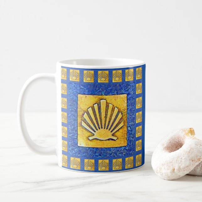 Camino de Santiago The way of st James 0029 Kaffeetasse (Mit Donut)