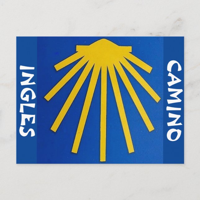 Camino de Santiago The way of st James 005 Postkarte (Vorderseite)