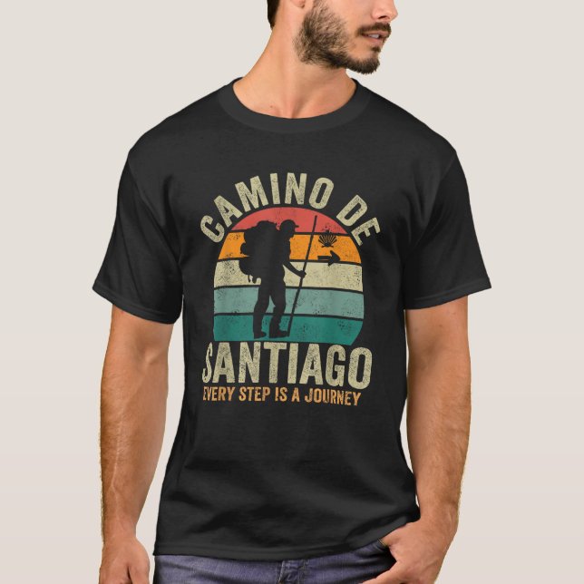Camino de Santiago Tshirt Frauen Spanien Pilgrim W (Vorderseite)