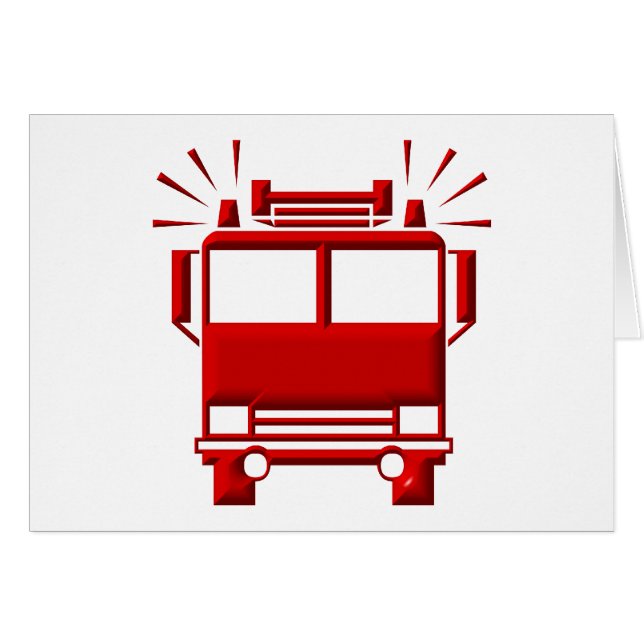 Camion à feu rouge (Devant horizontal)