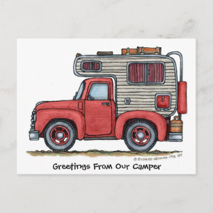 Camion Camion de ramassage Cartes postales RV