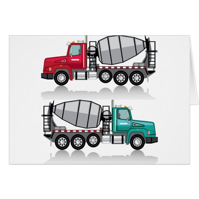 Camion de mélangeur concret (Devant horizontal)