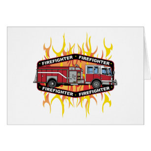 Camion de pompiers de sapeur-pompier