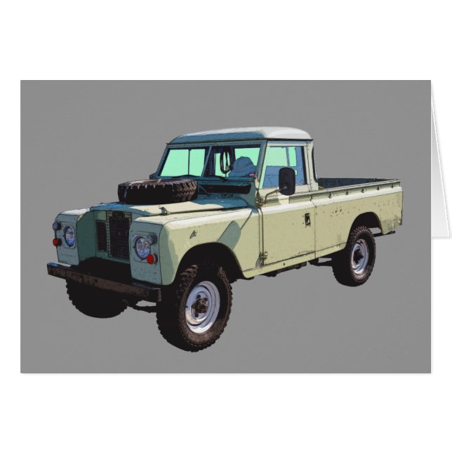 Camion de ramassage Land Rover 1971 (Devant horizontal)