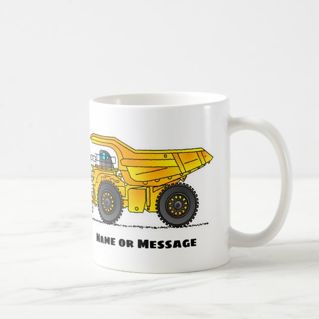 Camion de vidange, Mug de construction, Transport (Droite)