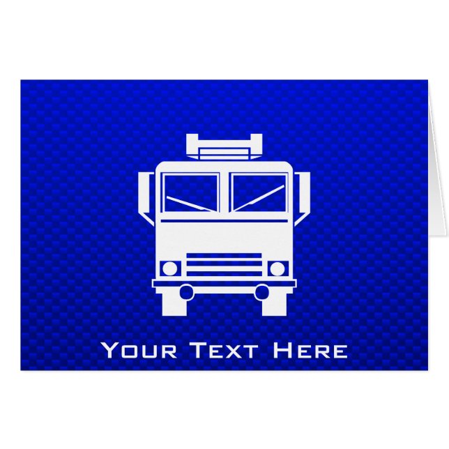 Camion feu bleu (Devant horizontal)