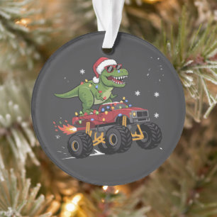 Camion Monstre de Noël Dinosaure T-Rex 