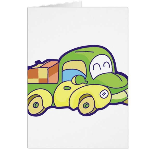 Camion pick-up vert (Devant)