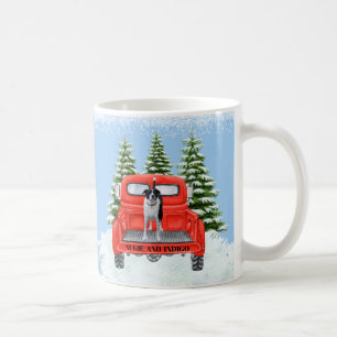 Camion rouge et Pal Indigo café Mug