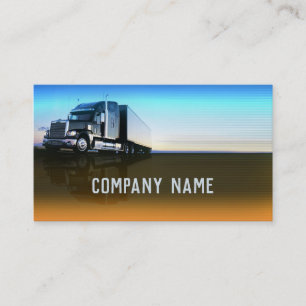 Camion - transport et carte de visite logistique