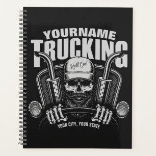 Camionnage personnalisé Camionneur de crâne Camion