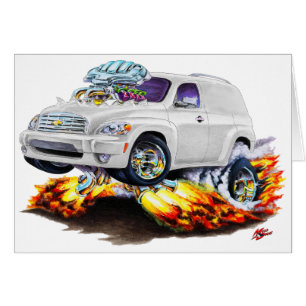 Camionnette blanche de Chevy HHR