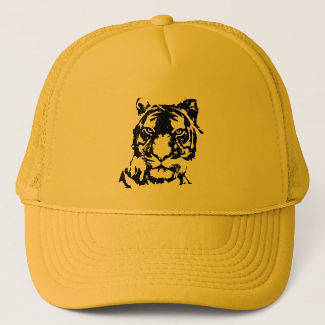 camionneur casquette casquette avec Tiger (Devant)