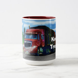 Camions Big Rig Cargo Camion Coffee Mug