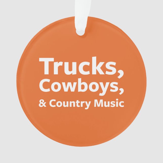 Camions, cowboys et musique country (devant)