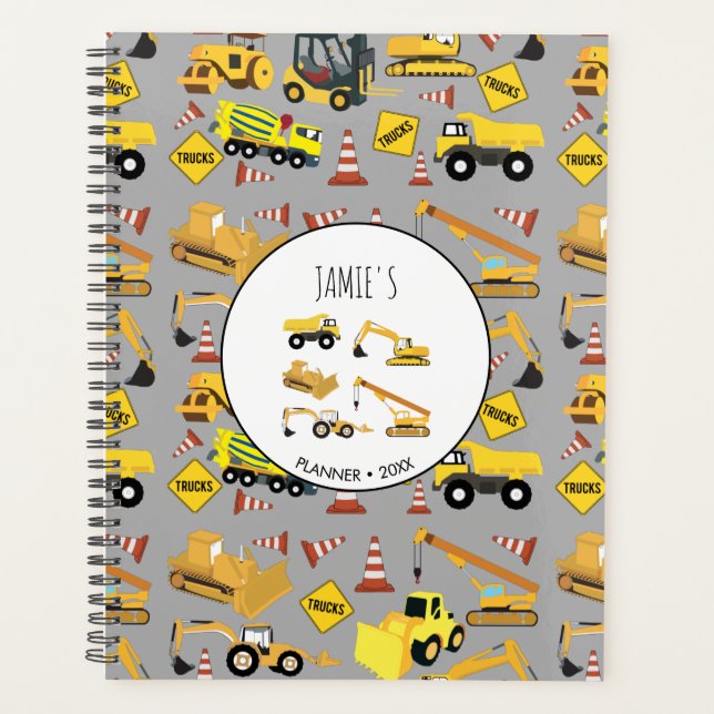 Camions de construction Enfants Motifs (Devant)