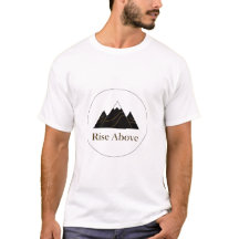 Camisa Hombre Premium ‘Rise Above’ – Minimalista