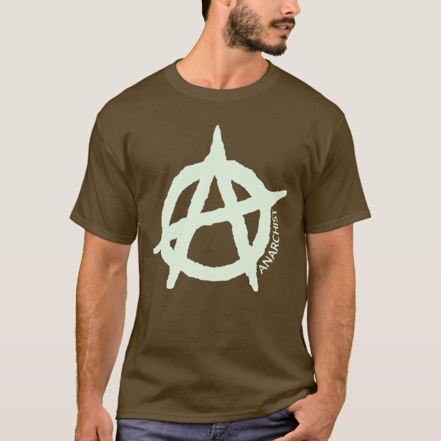 Camisa masculina de anarquismo T-Shirt (Vorderseite)