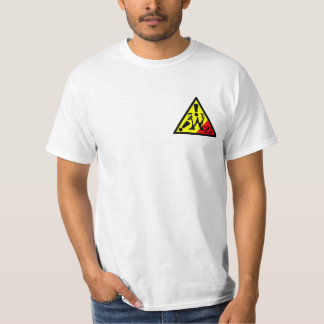 Camisa warnende Zone T-Shirt