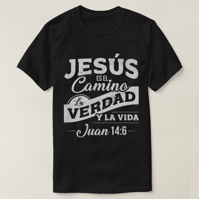 Camisas de Jesus con versiculos de la Biblia  T-Shirt (Design vorne)