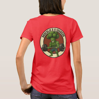 Camiseta Adulto Brócolis é o Segredo - Back T-Shirt