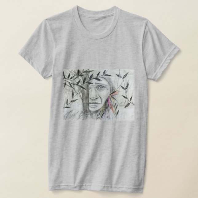 Camiseta Alma Xamã (desenho autoral) T-Shirt (Ablage )