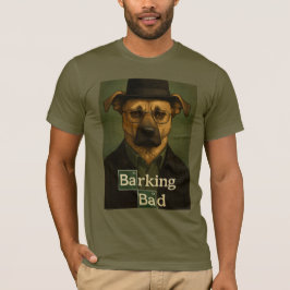 Camiseta Barking Bad – Diseño Cómico de Perro con T-Shirt