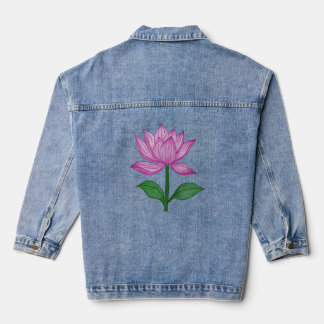 Camiseta básia mujer, con flor rosada