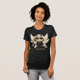 Camiseta Bella+Canvas Anjo Sombrio do Equilíbrio T-Shirt