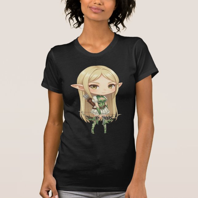 Camiseta Bella+Canvas Atirador Chibi [F] T-Shirt (Vorderseite)