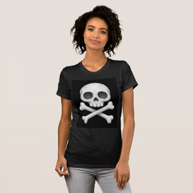Camiseta Bella+Canvas Crânio Polido T-Shirt (Vorne ganz)
