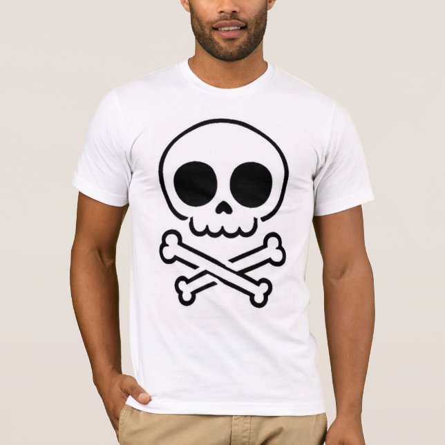 Camiseta Bella+Canvas Jolly Roger Fofo T-Shirt (Vorderseite)