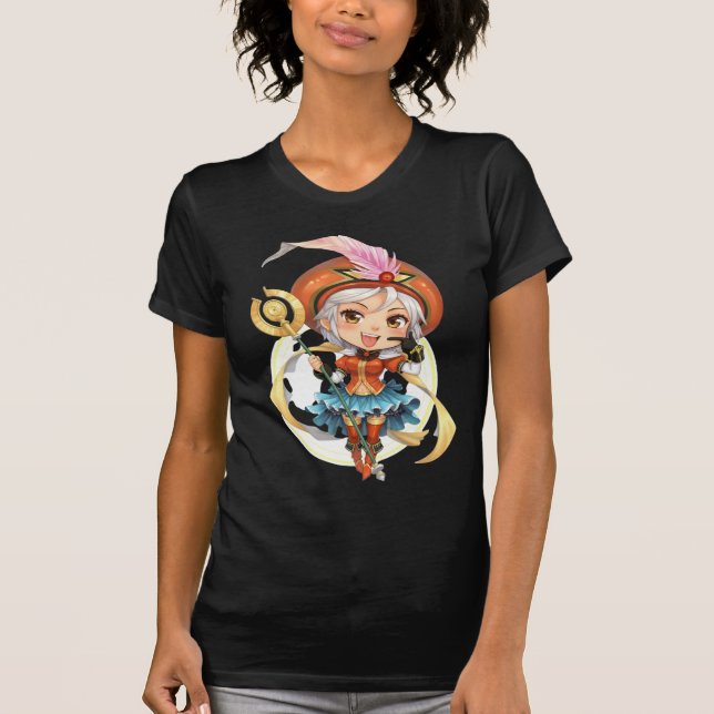 Camiseta Bella+Canvas Mago Elemental [F] T-Shirt (Vorderseite)