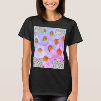 Camiseta blanca floral mujer T-Shirt
