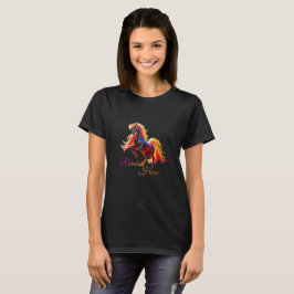 Camiseta Cavalo Arco-Íris T-Shirt
