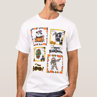Camiseta Collage de Terror T-Shirt