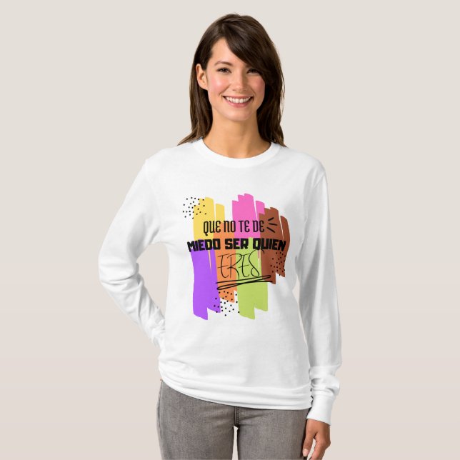 Camiseta con texto Inspiracional ' T-Shirt (Vorne ganz)