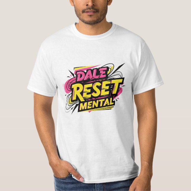 Camiseta Corta Hombre. Dale Reset Mental T-Shirt (Vorderseite)