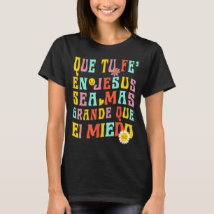 Camiseta Cristiana Para Mujer en Espanol Spanish C T-Shirt