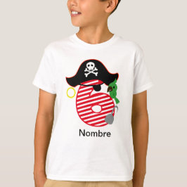 Camiseta Cumpleaños pirata, 6 años T-Shirt