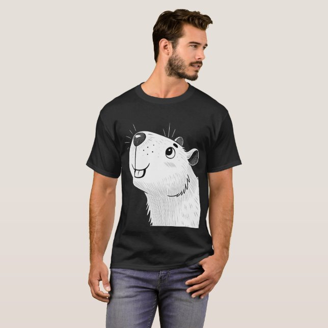 Camiseta de capibara T-Shirt (Vorne ganz)