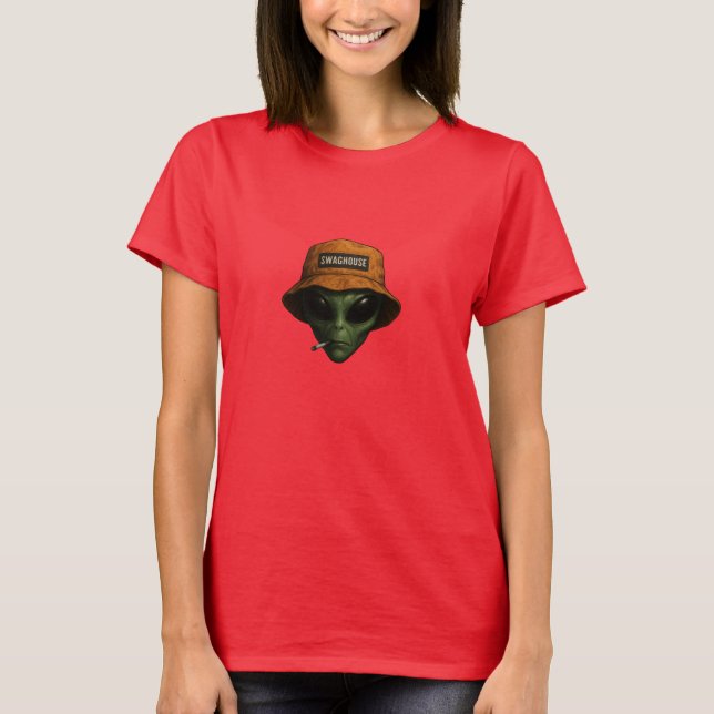 CAMISETA DE EXTRATERRESTRE EM DESIGN  T-Shirt (Vorderseite)