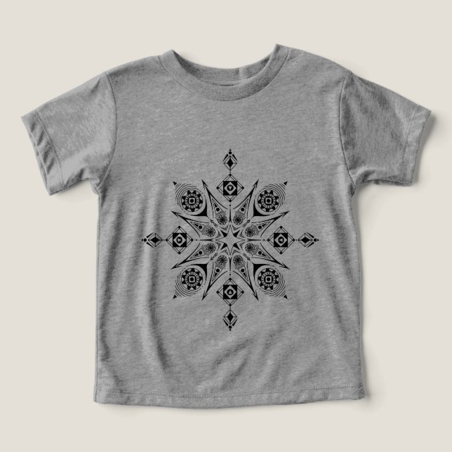 Camiseta de mandala (Design Recto)