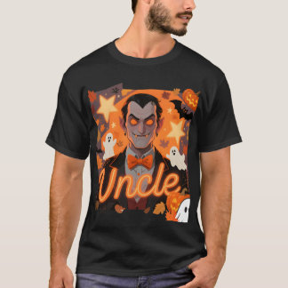 Camiseta de Tío Vampiro Espeluznante y de Moda T-Shirt