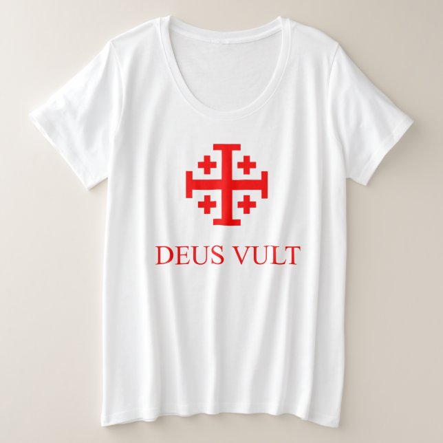 Camiseta Deus vult - orden del Santo Sepulcro (Design devant)